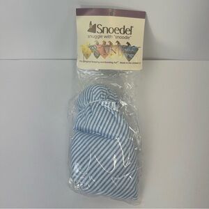 Snoedel Blue Stripe NICU Newborn Baby Sleeping & Bonding Aid NEW